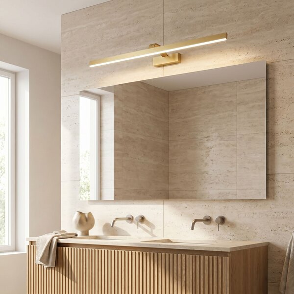 Aplică LED pentru baie SWE009-1W 73cm BRUSH GOLD