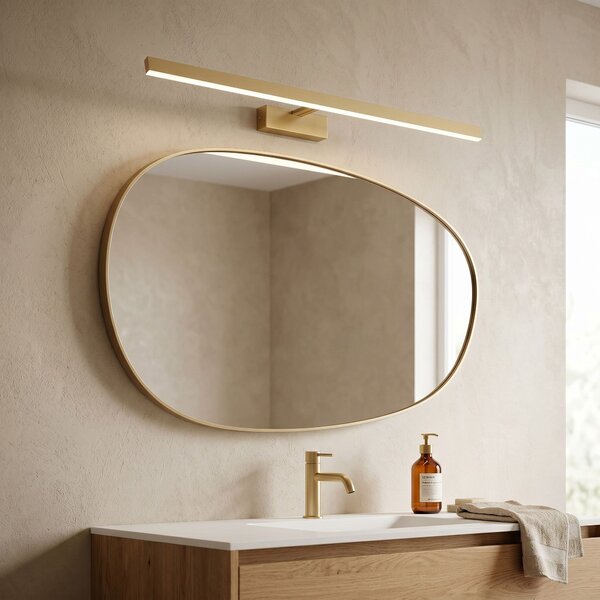 Aplică LED pentru baie SWE009-1W 73cm BRUSH GOLD