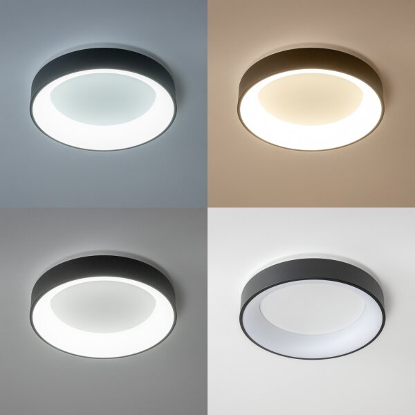 Brilagi - Plafonieră LED dimabilă FALCON, 80W, 230V, 3000-6500K, cu telecomandă