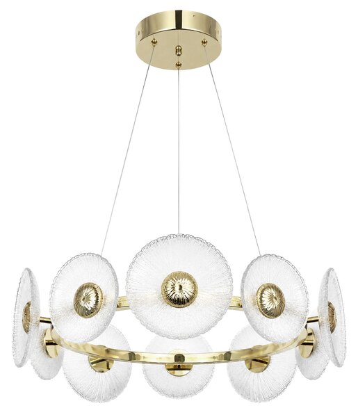 LAMPĂ DE TAVAN SUSPENDATĂ SWE071-CP 60cm GOLD