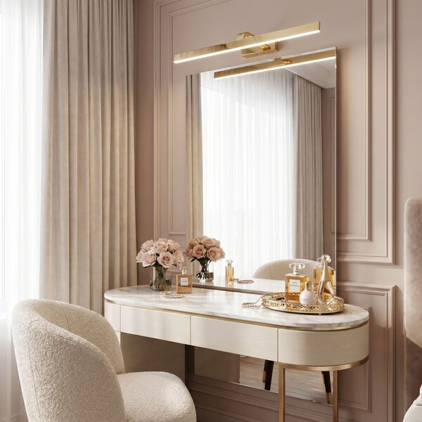 Aplică LED pentru baie SWE006-1W 73cm GOLD