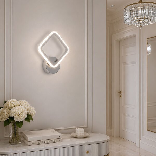 Aplică de perete LED LHJ125-W Crom