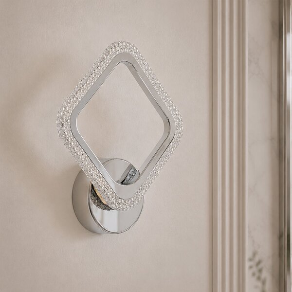 Aplică de perete LED LHJ125-W Crom