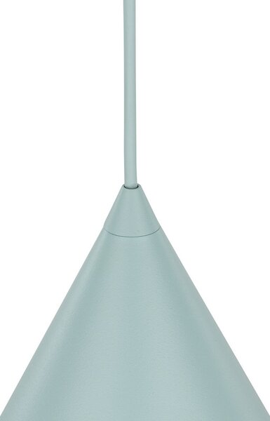 TK Lighting Lampă suspendată Cono, 1 bec, Ø 25 cm, mentă, E27, reglabil, Verde, Camera de zi / sufragerie, Metal, Modern