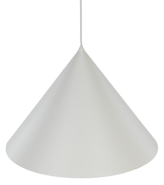 TK Lighting Lampa suspendată Cono, 1 bec, Ø 50 cm, bej, E27, reglabil, Bej, Camera de zi / sufragerie, Metal, Modern
