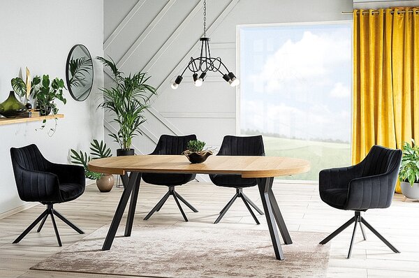 Scaun de sufragerie Anastasia (verde + Negru). Promo -6%. 1049944