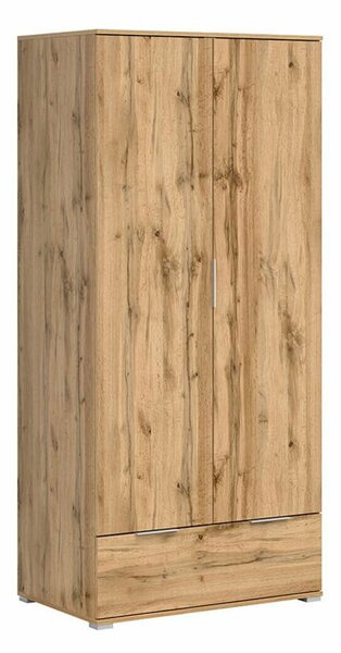 Dulap Tivetra 111, Stejar Wotan, 195x91x57cm, 68 kg, Uși dulap: Cu balamale
