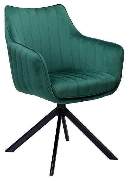Scaun de sufragerie Anastasia (verde + Negru). Promo -6%. 1049944