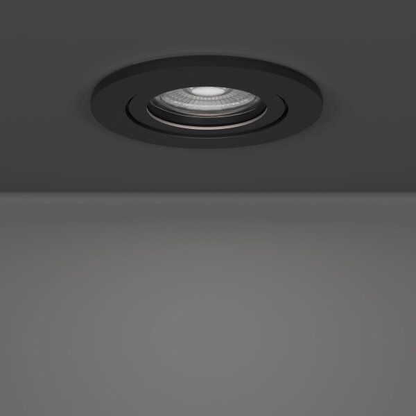 Eglo 902266 - Set 5x spoturi LED încastrate BARRANCO LED/4,8W/230V negru