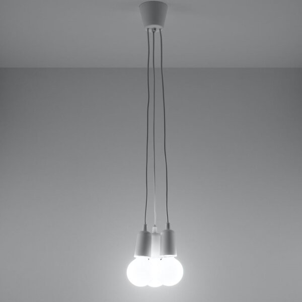 Lustră pe cablu DIEGO 3xE27/60W/230V