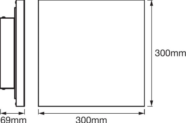Ledvance - Lumină de plafon cu LED-uri Dimmer SMART + FRAMELESS LED/20W/230V Wi-Fi
