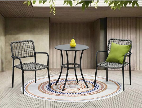 Set mobilier balcon Abril (antracit) (pentru 2 persoane). 1120282