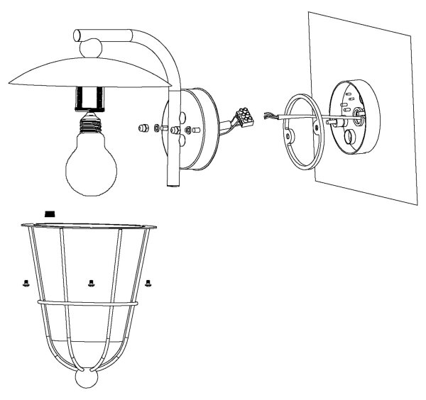Eglo 94841 - LED Lampă exterior PULFERO 1xE27/8,5W/230V