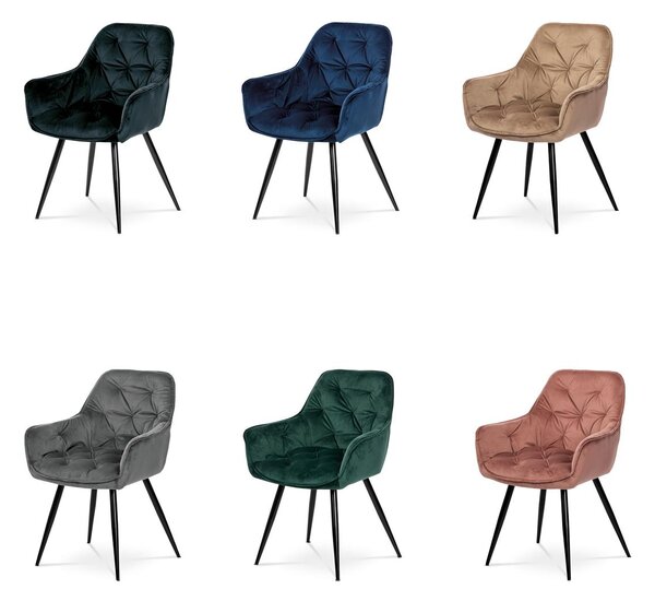 Scaun sufragerie Charli-BLUE4 (albastru). 1120398