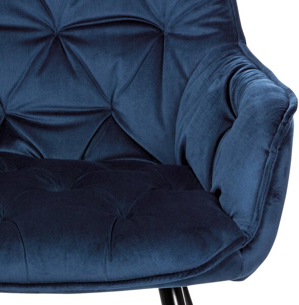 Scaun sufragerie Charli-BLUE4 (albastru). 1120398
