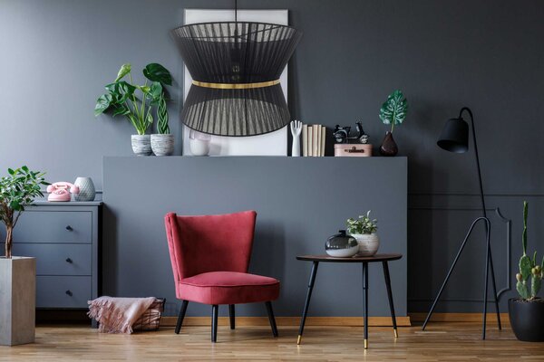 Lampă suspendată APP1503-1CP BLACK