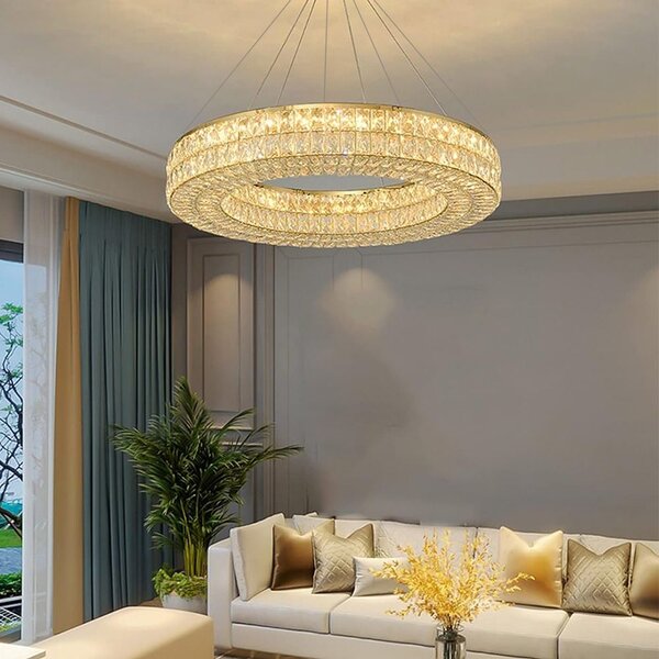 Lampă suspendată LED APP1569-CP Gold 80cm