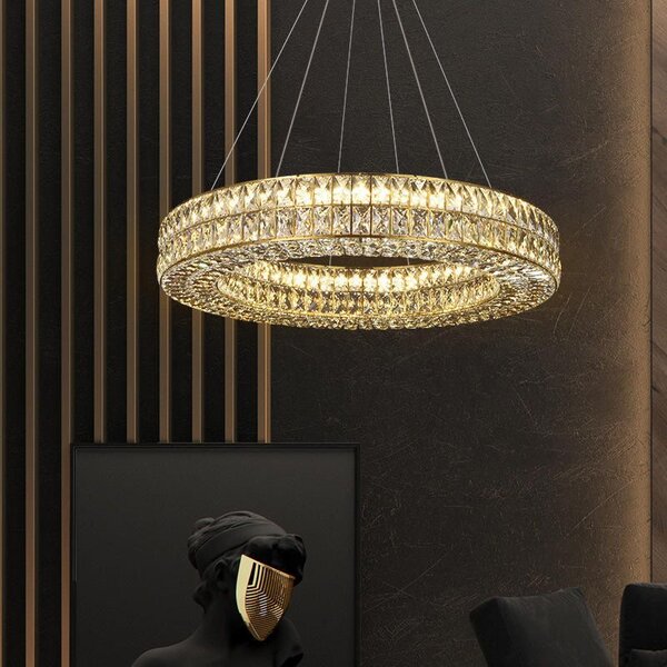 Lampă suspendată LED APP1569-CP Gold 80cm