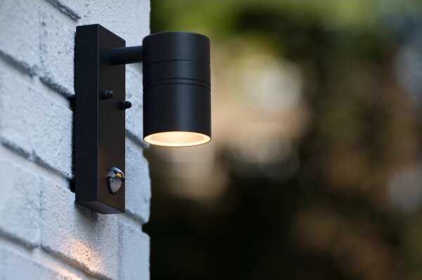 Lucide 14866/05/30 - LED Lampă exterior cu senzor ARNE-LED 1xGU10/5W/230V