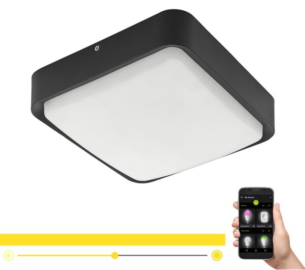 Eglo 97295 - LED plafonieră exterioară dimabilă PIOVE-C LED/14,6W/230V
