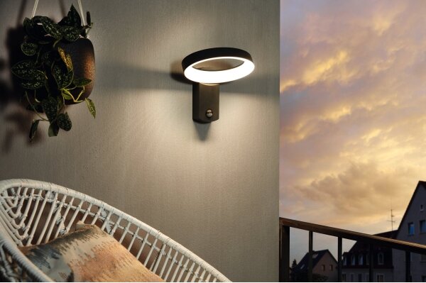 Eglo 97308 - LED Aplica perete exterior cu senzor PERNATE LED/11W/230V