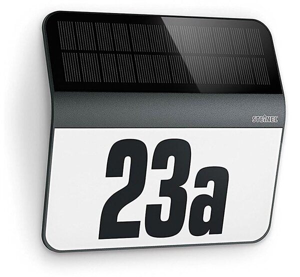 Număr de casă LED solar STEINEL 035730 XSolar LH-N LED/0,03W IP44