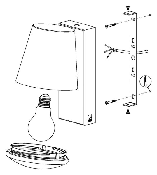 Eglo 97484 - LED Aplica perete exterior CALDIERO-C 1xE27/9W/230V crom mat