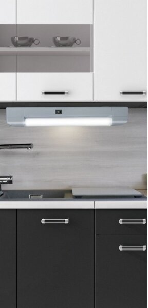 Rabalux 2306 - Lampă design minimalist BAND LIGHT 1xG13/10W/230V argintiu