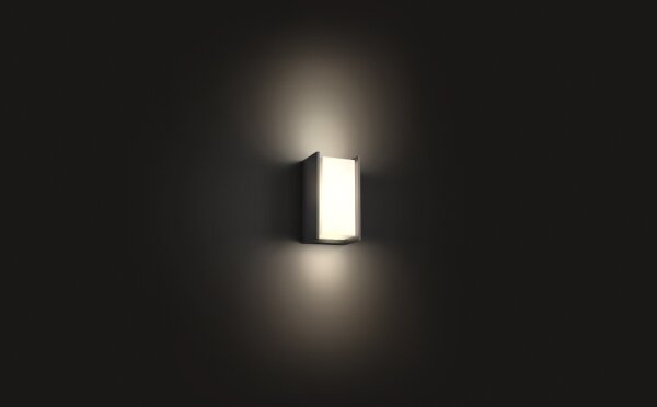 Philips 16472/93/P0 - LED Aplică perete exterior Hue TURACO 1xE27/9,5W/230V