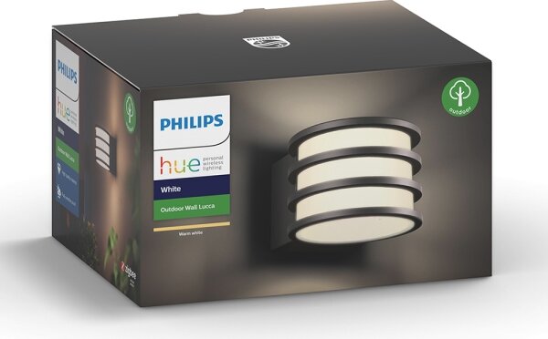 Philips 17401/93/P0 - LED exterior Hue LUCCA 1xE27/9,5W/230V IP44