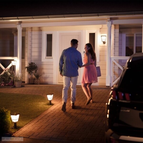 Philips Hue ECONIC 17439/30/P7 LED RGBW 15W 230V IP44 iluminat exterior