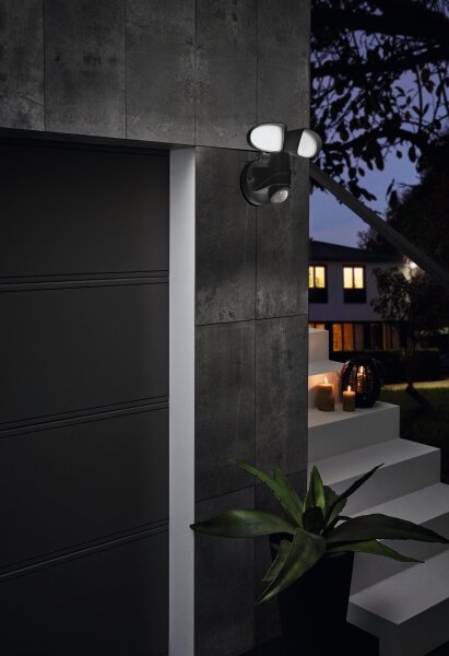 Eglo 98176 - Lampă exterior LED cu senzor PAGINO 2xLED/7,5W/230V IP44