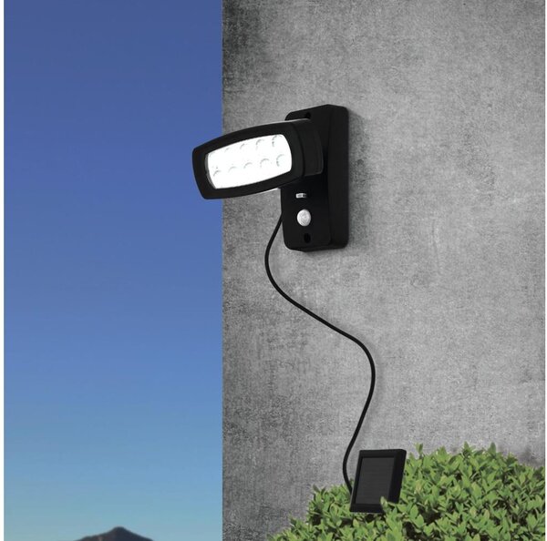 Eglo 98187 - Aplică solară de perete cu senzor PALIZZI, LED/1,2V, IP44