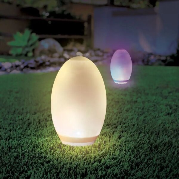 Lampă solară LED RGB decorativă 0,2W/1xAA IP44 500 mAh