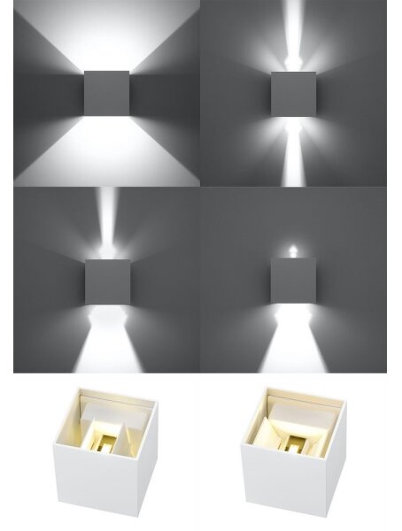 Aplică perete exterior LED LUCA LED/6W/230V IP54