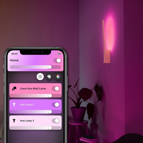 Philips Hue LIANE 40902/31/P9 - Aplică de perete LED, 12W/230V