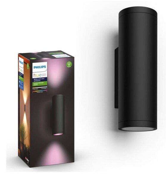 Philips 17463/30/P7 - LED RGB Lampă exterior Hue APPEAR 2xLED/8W/230V IP44