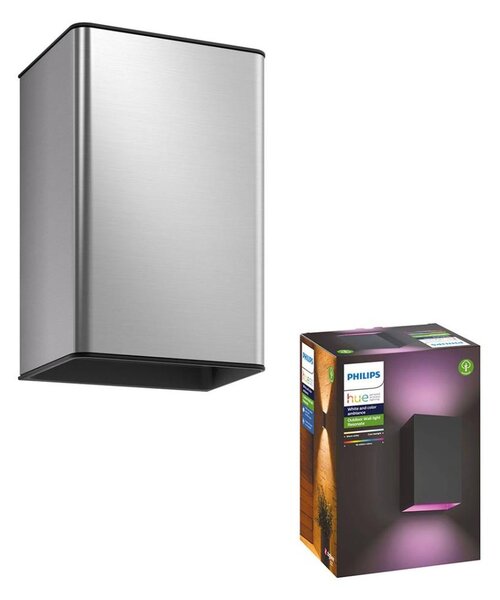 Corp de iluminat LED RGB de exterior Hue RESONATE 2xLED/8W/230V IP44 Philips 17464/47/P7
