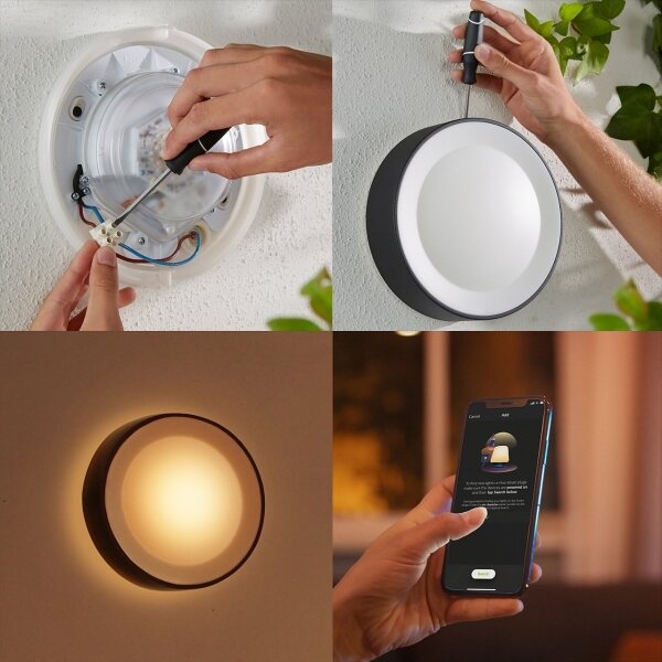 Philips 17465/30/P7 - LED RGB Lampă exterior Hue DAYLO LED/15W/230V IP44