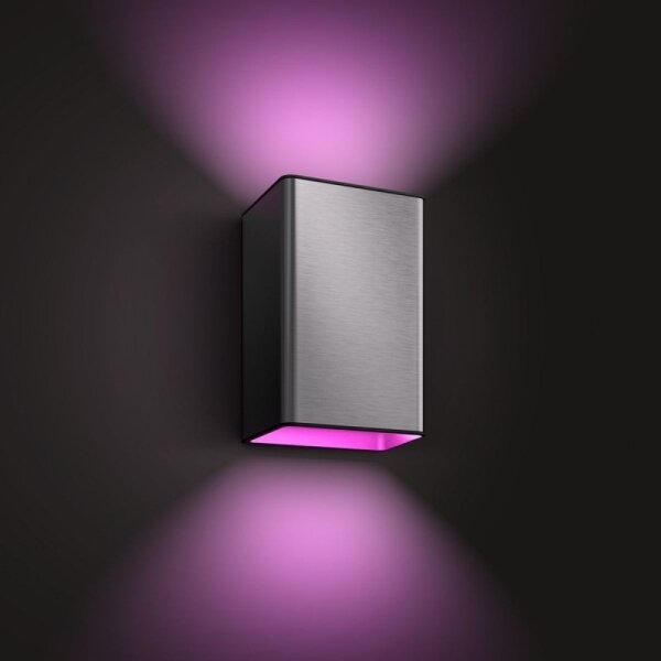Corp de iluminat LED RGB de exterior Hue RESONATE 2xLED/8W/230V IP44 Philips 17464/47/P7
