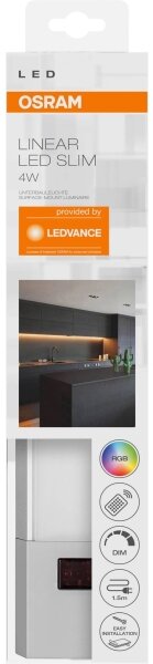 Corp de iluminat LED RGB dimabil pentru corpuri de bucătărie Ledvance SLIM LED/4W/230V + telecomandă