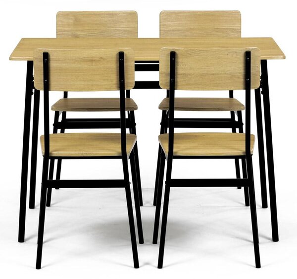 Set mobilier sufragerie Anasagasti 2 (stejar sălbatic) (pentru 4 persoane). 1120646