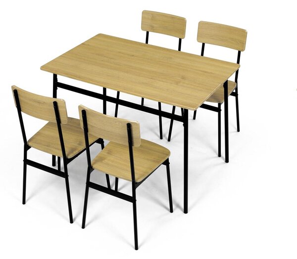 Set mobilier sufragerie Anasagasti 2 (stejar sălbatic) (pentru 4 persoane). 1120646