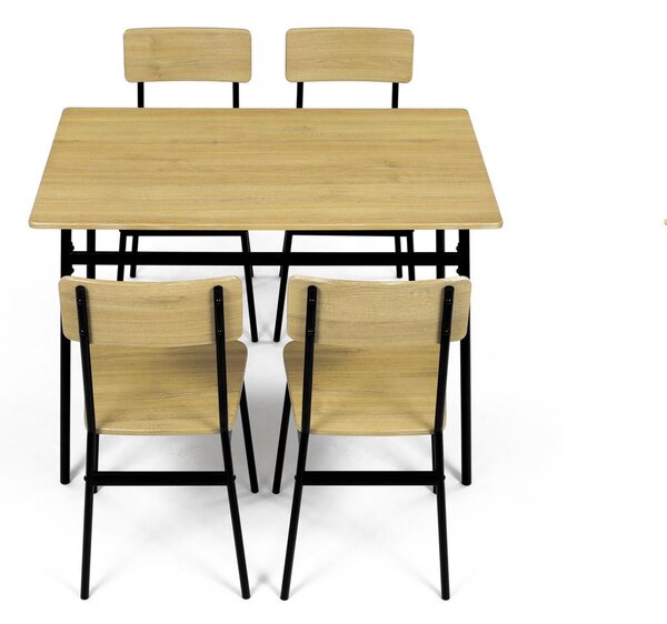 Set mobilier sufragerie Anasagasti 2 (stejar sălbatic) (pentru 4 persoane). 1120646