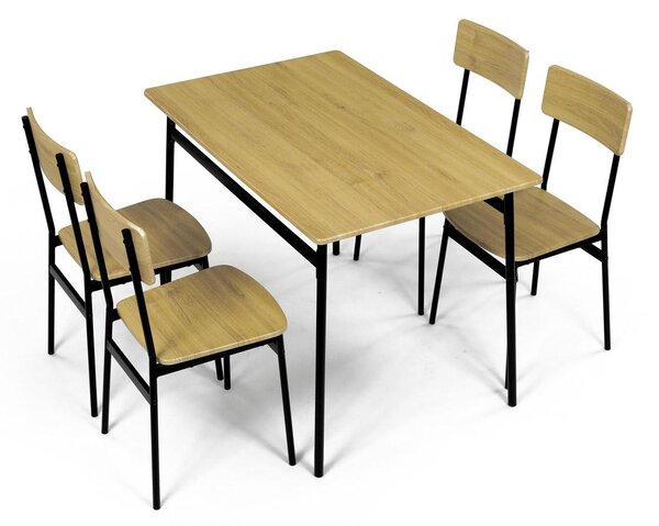 Set mobilier sufragerie Anasagasti 2 (stejar sălbatic) (pentru 4 persoane). 1120646