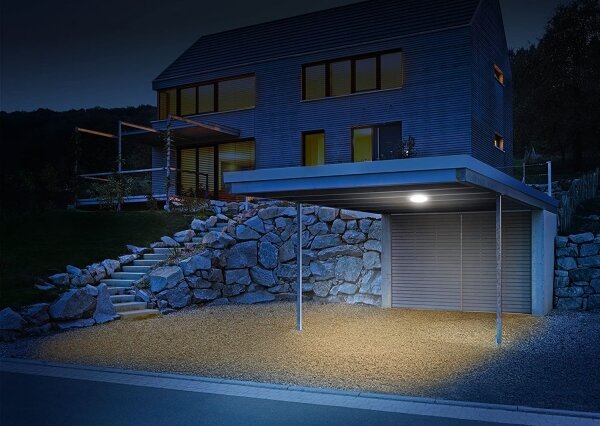 Steinel 035440 - LED Lampă exterior cu senzor QUATTRO LED/10W/230V IP54