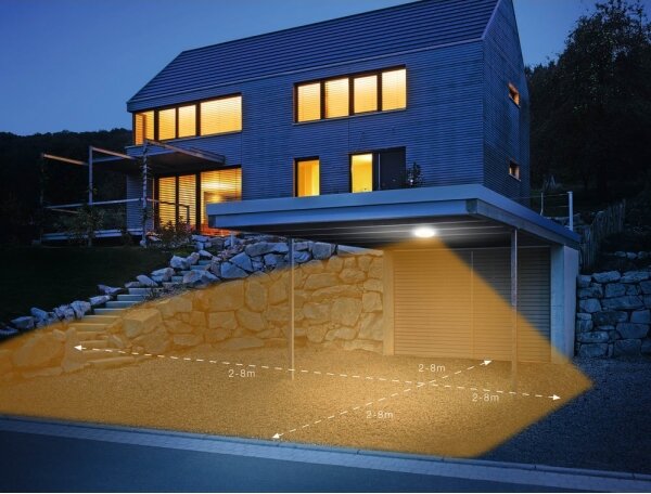 Steinel 035440 - LED Lampă exterior cu senzor QUATTRO LED/10W/230V IP54
