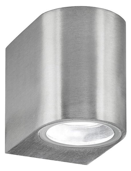 Searchlight - Aplică perete exterior LED LEDO 1xGU10/3W/230V IP44 argintiu