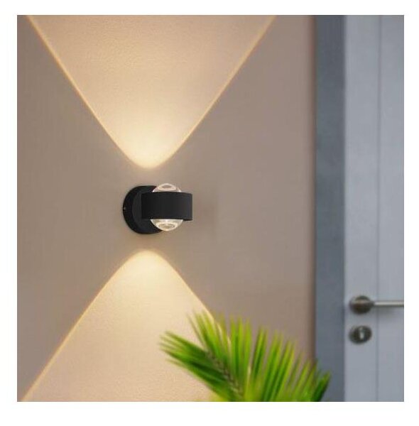 Eglo 98746 - Aplică perete exterior LED TREVIOLO 2xLED/2W/230V IP44
