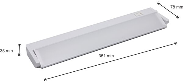 LED Lampă design minimalist LED/5W/230V alb